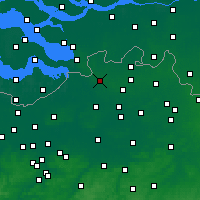 Nearby Forecast Locations - Brasschaat - Mapa