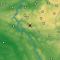 Nearby Forecast Locations - Bouillon - Mapa