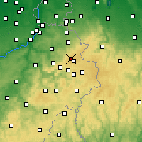 Nearby Forecast Locations - Mont Rigi - Mapa