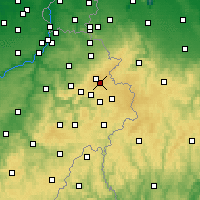 Nearby Forecast Locations - Signal de Botrange - Mapa