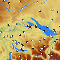 Nearby Forecast Locations - Homburg - Mapa