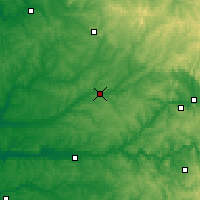 Nearby Forecast Locations - Périgueux - Mapa