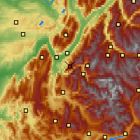 Nearby Forecast Locations - Chamrousse - Mapa