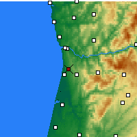 Nearby Forecast Locations - Ovar - Mapa
