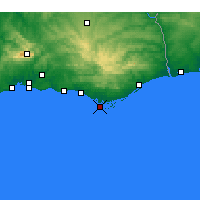 Nearby Forecast Locations - Faro - Mapa