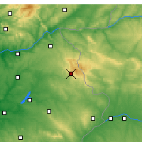 Nearby Forecast Locations - Portalegre - Mapa