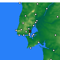 Nearby Forecast Locations - Lisabon - Mapa