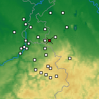 Nearby Forecast Locations - Cáchy - Mapa