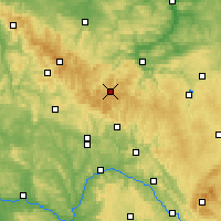 Nearby Forecast Locations - Thuringian Forest - Mapa