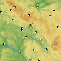 Nearby Forecast Locations - Sonneberg - Mapa