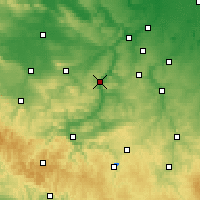 Nearby Forecast Locations - Jena - Mapa