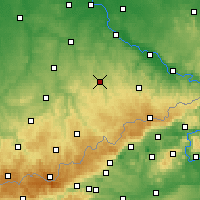 Nearby Forecast Locations - Freiberg - Mapa