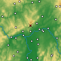 Nearby Forecast Locations - Taunus - Mapa