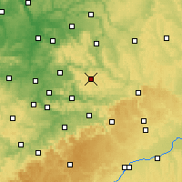 Nearby Forecast Locations - Kaisersbach - Mapa