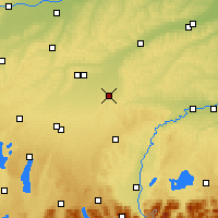 Nearby Forecast Locations - Erding - Mapa