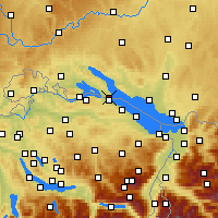 Nearby Forecast Locations - Kostnice - Mapa
