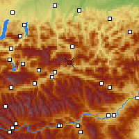Nearby Forecast Locations - Pyhrn - Mapa