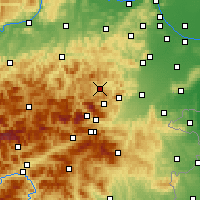 Nearby Forecast Locations - Gutenstein - Mapa