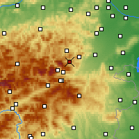 Nearby Forecast Locations - Puchberg am Schneeberg - Mapa