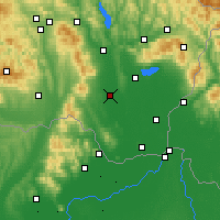 Nearby Forecast Locations - Milhostov - Mapa