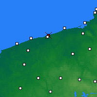 Nearby Forecast Locations - Kolobřeh - Mapa