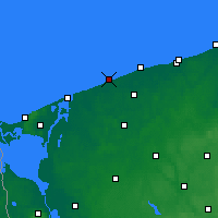 Nearby Forecast Locations - Niechorze - Mapa