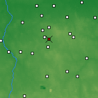 Nearby Forecast Locations - Lodž - Mapa