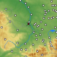Nearby Forecast Locations - Ratiboř - Mapa