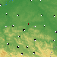 Nearby Forecast Locations - Řešov - Mapa