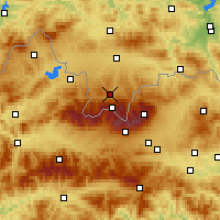 Nearby Forecast Locations - Zakopané - Mapa