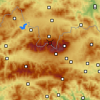 Nearby Forecast Locations - Kasprov vrch - Mapa