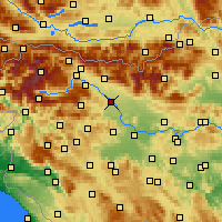 Nearby Forecast Locations - Městská občina Kranj - Mapa