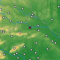 Nearby Forecast Locations - Varaždín - Mapa