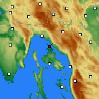 Nearby Forecast Locations - Omišalj - Mapa