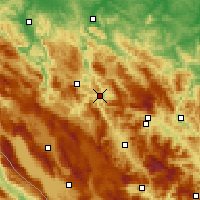 Nearby Forecast Locations - Jajce - Mapa