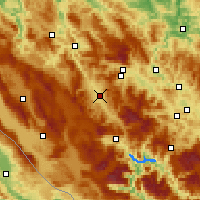 Nearby Forecast Locations - Bugojno - Mapa