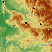 Nearby Forecast Locations - Ocna Șugatag - Mapa