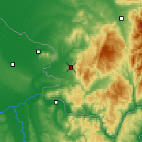 Nearby Forecast Locations - Oravice - Mapa
