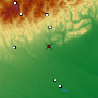 Nearby Forecast Locations - Ploješť - Mapa