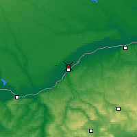 Nearby Forecast Locations - Giurgiu - Mapa