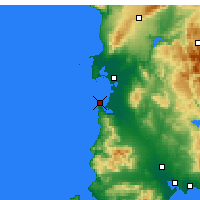 Nearby Forecast Locations - Capo Frasca - Mapa