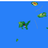 Nearby Forecast Locations - Lémnos - Mapa