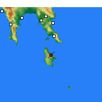 Nearby Forecast Locations - Kythéra - Mapa
