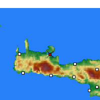 Nearby Forecast Locations - Souda - Mapa