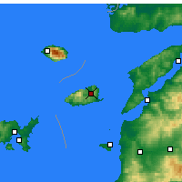 Nearby Forecast Locations - Gökçeada - Mapa