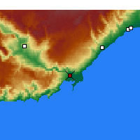 Nearby Forecast Locations - Silifke - Mapa