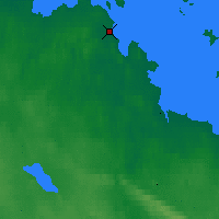 Nearby Forecast Locations - Kolezhma - Mapa