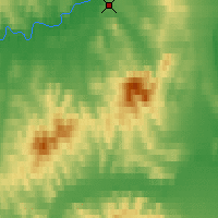 Nearby Forecast Locations - Batagaj - Mapa