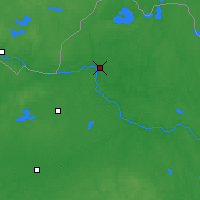 Nearby Forecast Locations - Verchňadzvinsk - Mapa