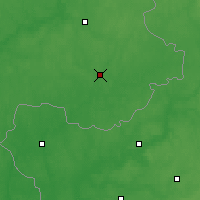 Nearby Forecast Locations - Kascjukovičy - Mapa